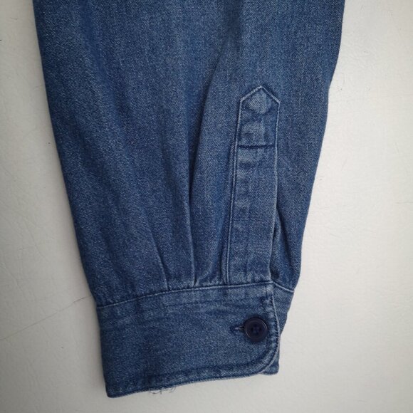 Penningtons Ladies Size 2X Winter Themed Button Front Jean Shirt - Picture 8 of 10